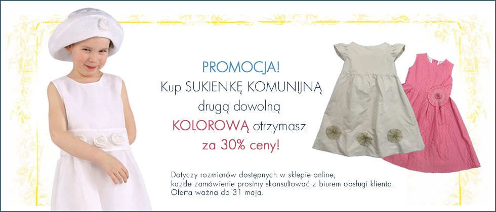 Sukienki kolorowe za 30%